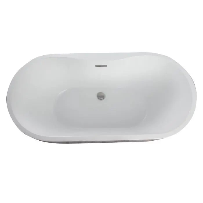 Barclay - Penney 61" Acrylic Freestanding Tub with Integral Drain - ATOVN61FIG Barclay Products