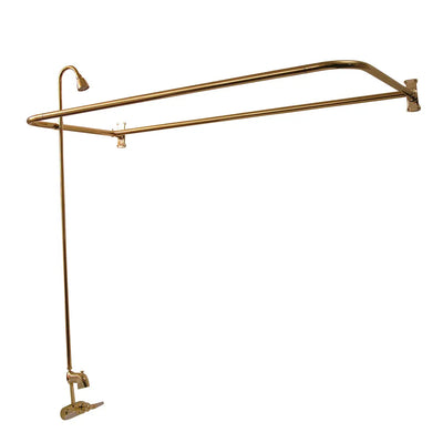 Barclay Products Code Spout "D" Rod Clawfoot Shower Unit