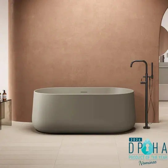 Barclay Porter 61" Acrylic Freestanding Tub in Dusk Grey