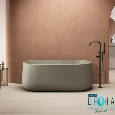 Barclay Porter 61" Acrylic Freestanding Tub in Dusk Grey
