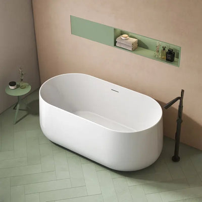 Barclay - Porter 61" Acrylic Freestanding Tub Gloss White - ATOVN61ID Barclay Products