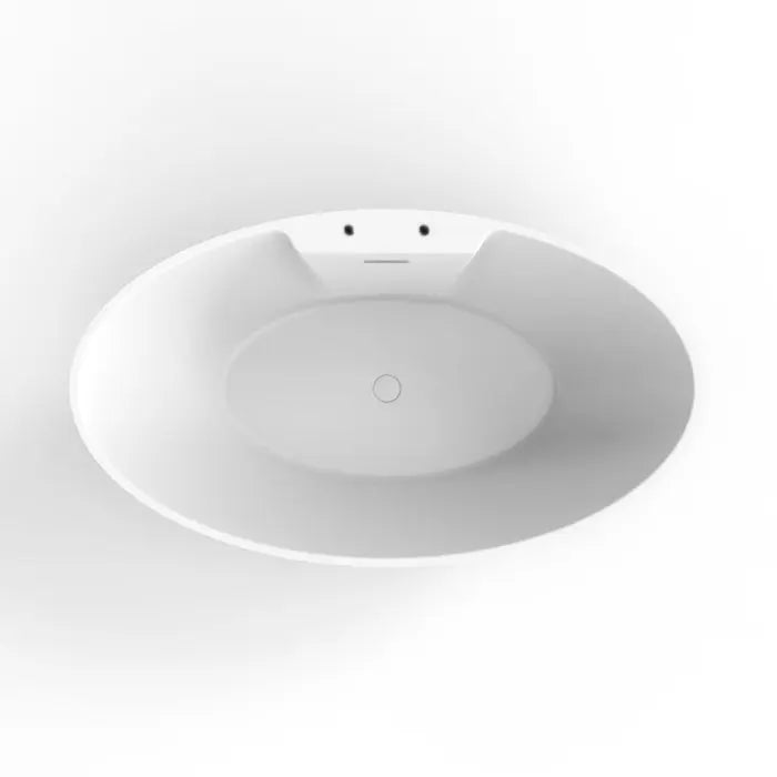 Extra Wide Barclay Portia Tub with Faucet Holes Drilled in Wide Tap Deck