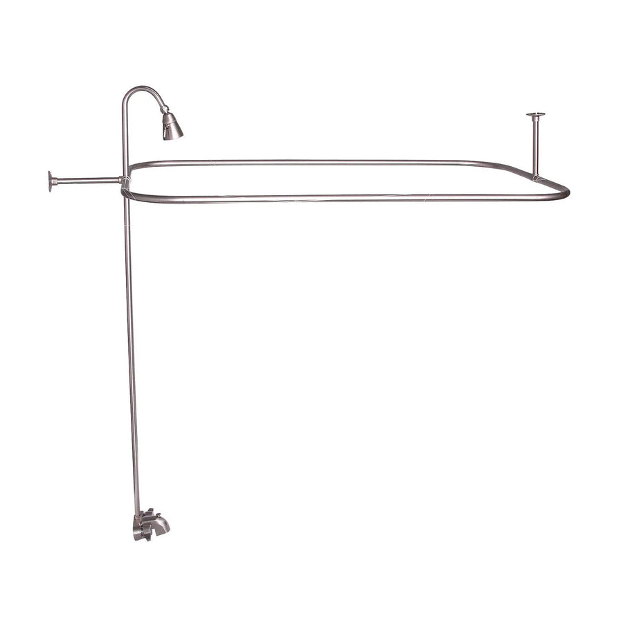Barclay Products 4190-48 Rectangular Shower Unit – 48″ x 24″ with End Wall Support