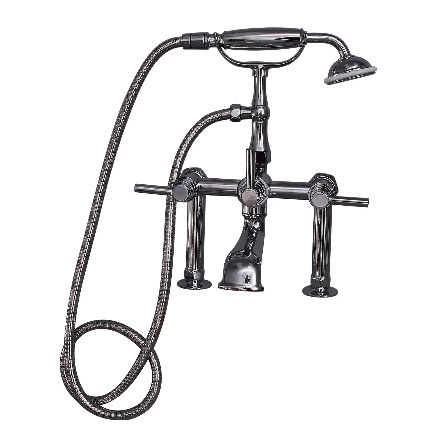Barclay Products Clawfoot Tub Filler – Cross Handles Barclay Products