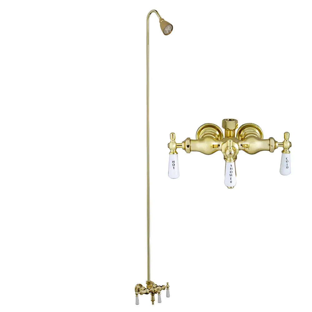 Barclay Products Clawfoot Tub Filler – Diverter Faucet with Old Style Spigot Barclay Products