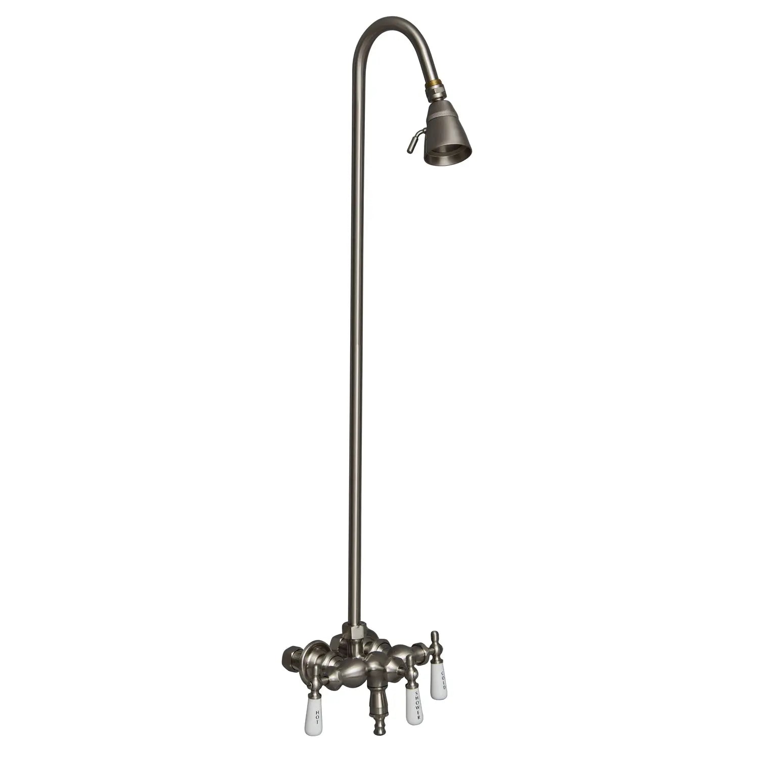 Barclay Products Clawfoot Tub Filler – Diverter Faucet with Old Style Spigot