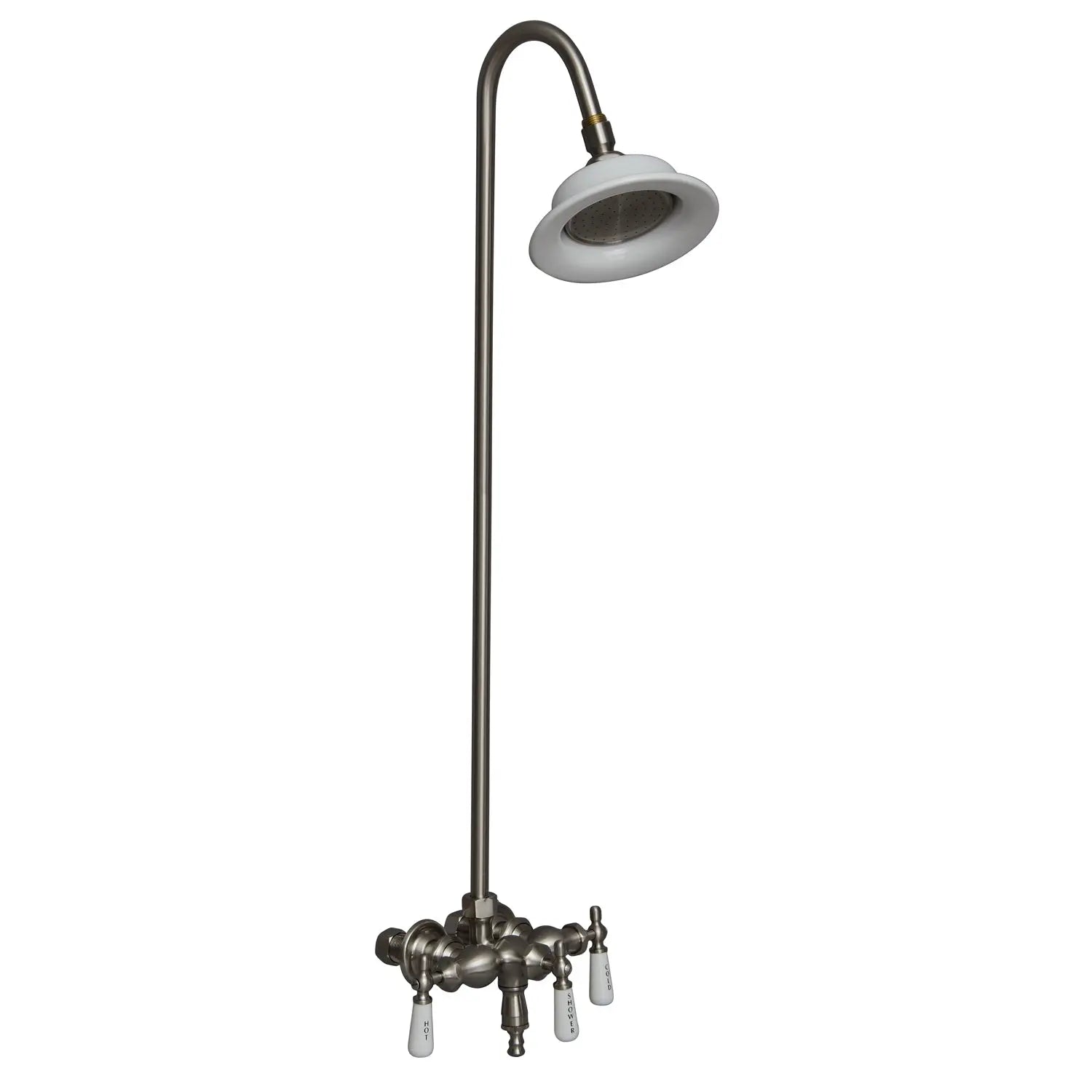 Barclay Products Clawfoot Tub Filler – Diverter Faucet with Old Style Spigot