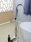 Barclay Products Elora Freestanding Tub Filler with Handshower Barclay Products