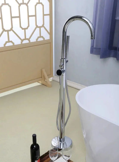 Barclay Products Elora Freestanding Tub Filler with Handshower Barclay Products
