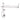 Barclay Products Rectangular Shower Unit " Metal Cross Handles