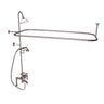 Barclay Products Rectangular Shower Unit " Metal Lever 2 Handles