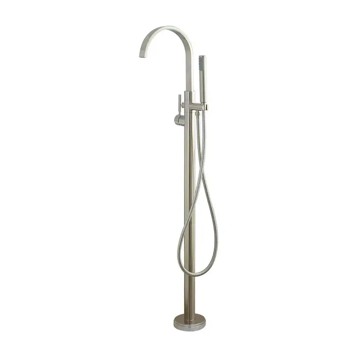Brushed Nickel Finish Tessa Freestanding Tub Filler