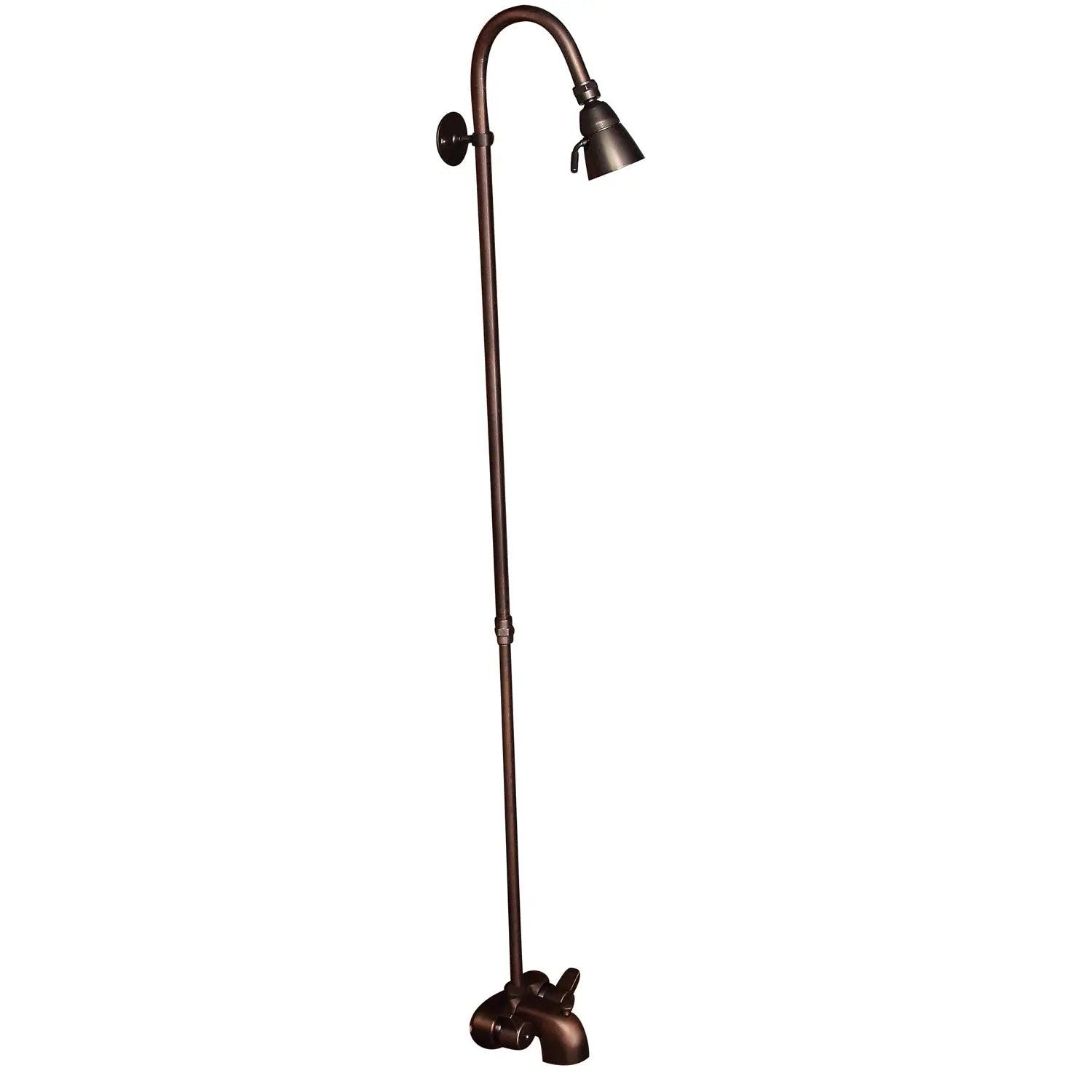 Barclay Products Washerless Diverter Bathcock with Riser and Showerhead