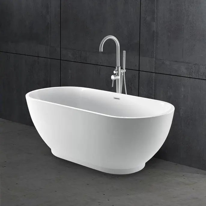 Barclay - Radcliff 67" Acrylic Tub with Integral Drain and Overflow - ATSOVN67FIG Barclay Products