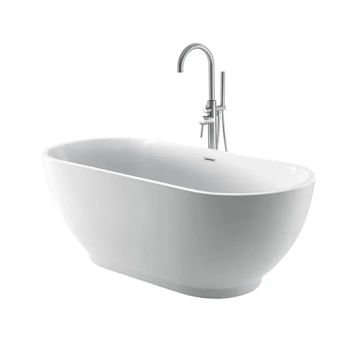 Barclay - Radcliff 67" Acrylic Tub with Integral Drain and Overflow - ATSOVN67FIG Barclay Products