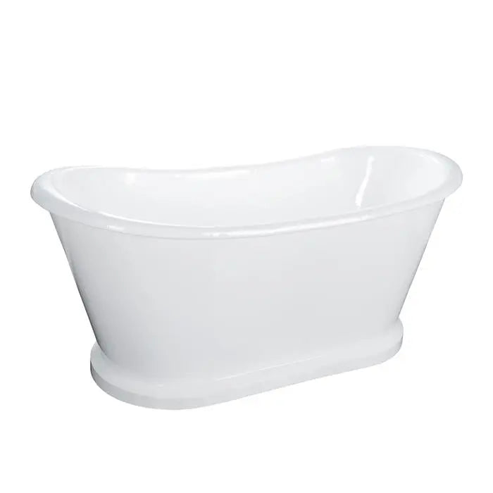 Barclay Raynor Premium 66" Cast Iron Bateau Freestanding Tub Without Faucet Holes Barclay Products