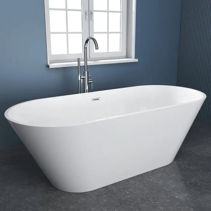Barclay Roan 66" Acrylic Tub with Integral Drain and Overflow Barclay Products