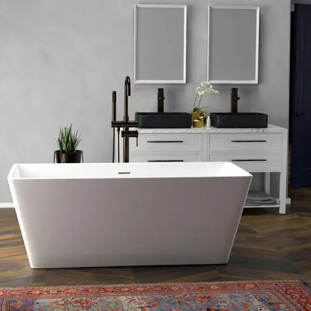 Barclay Romo 59″ Resin Freestanding Tub - RTRECN59 Barclay Products