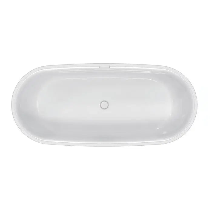 Barclay - Roosevelt 71" Acrylic Tub with Integral Drain and Overflow - ATOVN71FIG Barclay Products