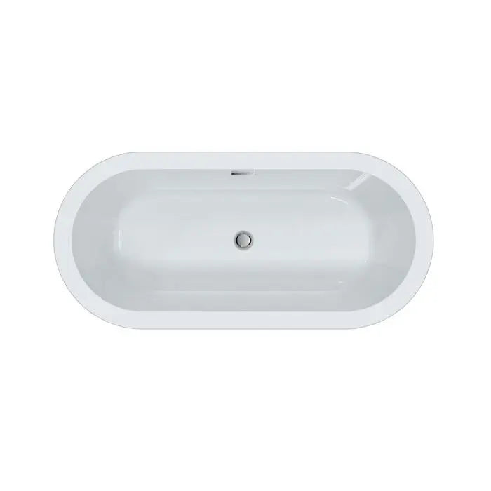 Barclay - Saxton 70" Acrylic Tub with Integral Drain and Overflow - ATOVN70MFIG Barclay Products
