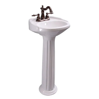 Barclay Silvi 15" Pedestal Lavatory Bathroom Sink