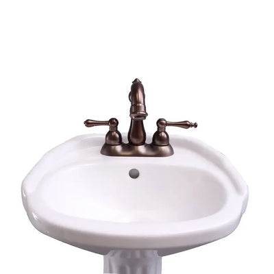 Barclay Silvi 15" Pedestal Lavatory Bathroom Sink Barclay Products