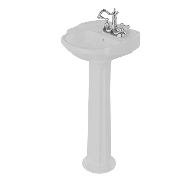 Barclay Silvi 15" Pedestal Lavatory Bathroom Sink Barclay Products