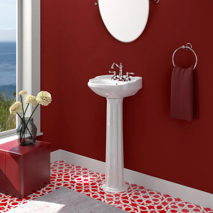 Barclay Silvi 15" Pedestal Lavatory Bathroom Sink Barclay Products