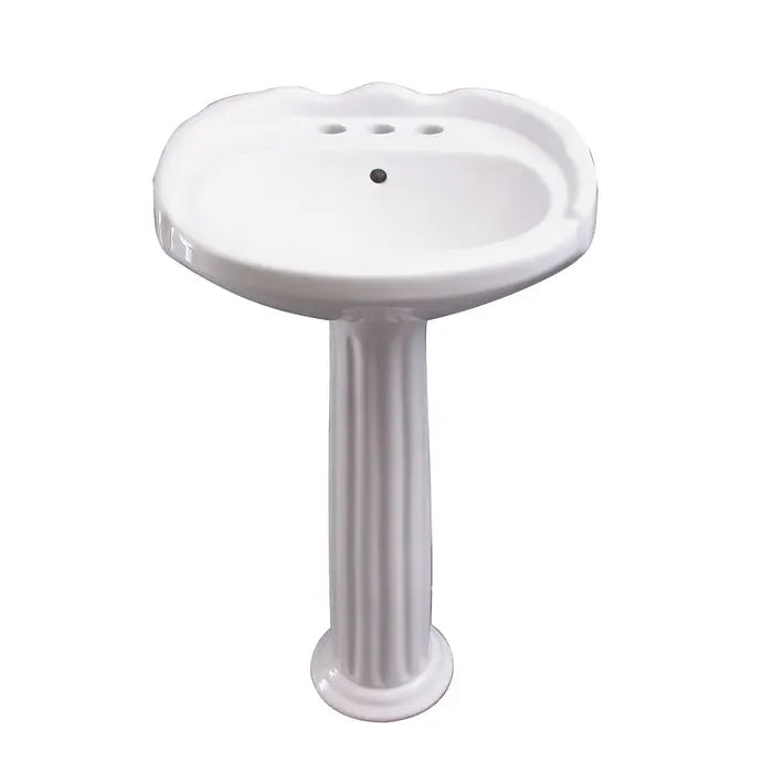 Barclay - Silvi 20" Pedestal Lavatory Bathroom Sink Barclay Products