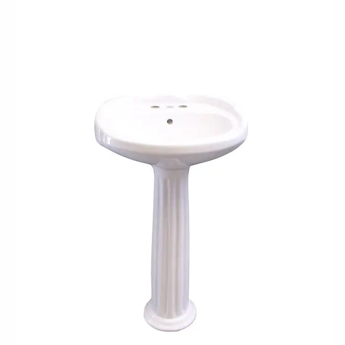 Barclay - Silvi 20" Pedestal Lavatory Bathroom Sink Barclay Products
