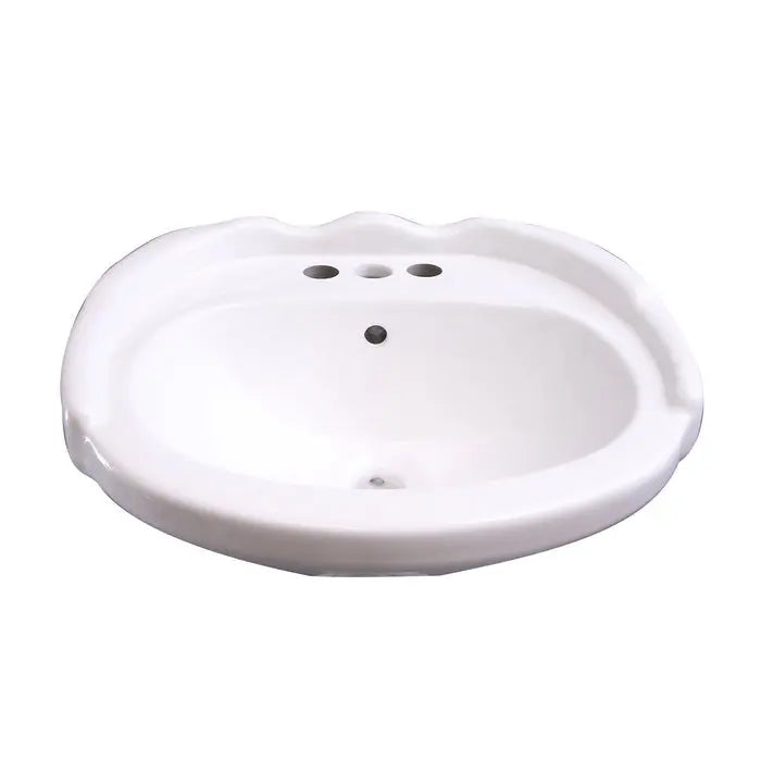Barclay - Silvi 20" Pedestal Lavatory Bathroom Sink Barclay Products