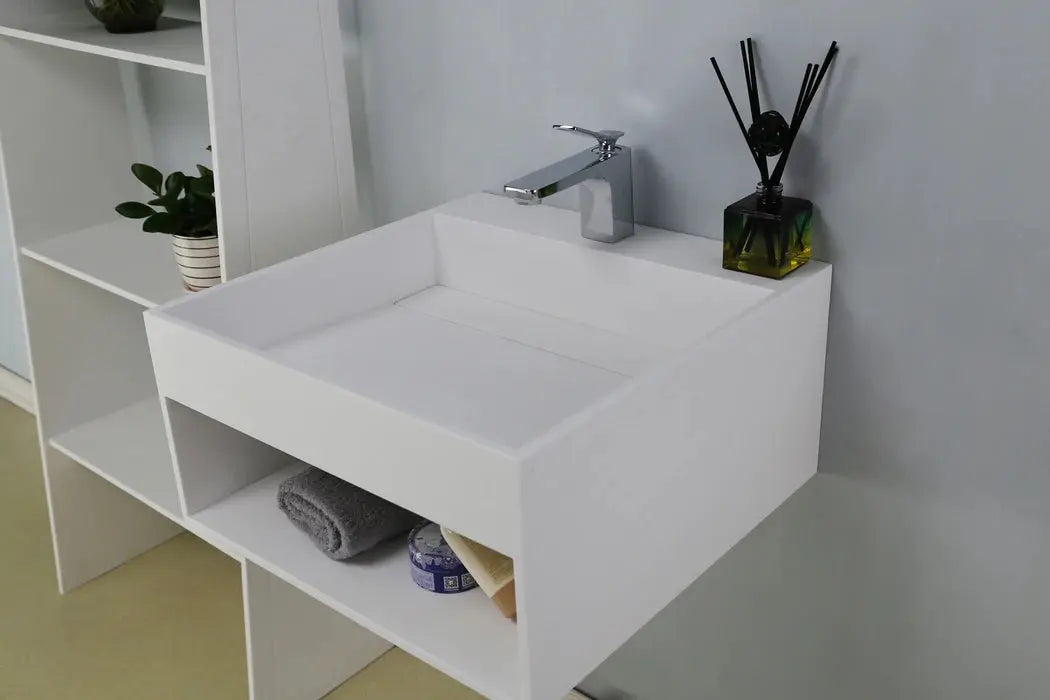 Barclay Simon Resin Wall-Hung Basin Bathroom Sink 7-556WH Barclay Products