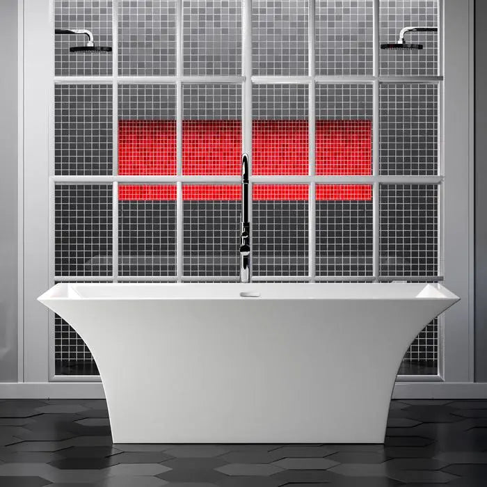 Barclay - Simone 67" Acrylic Tub with Integral Drain and Overflow - ATFRECN67IG Barclay Products