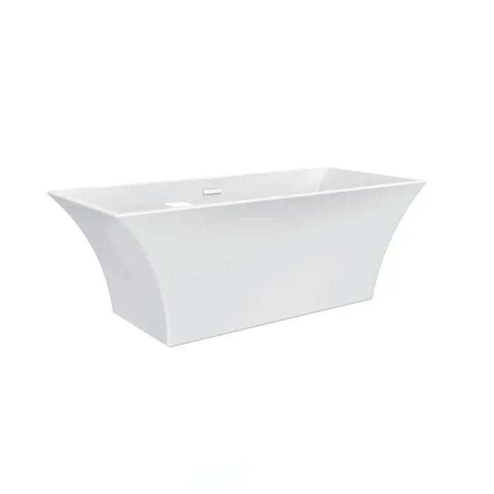 Barclay - Simone 67" Acrylic Tub with Integral Drain and Overflow - ATFRECN67IG Barclay Products