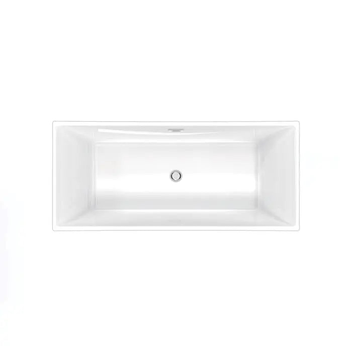 Barclay - Simone 67" Acrylic Tub with Integral Drain and Overflow - ATFRECN67IG Barclay Products