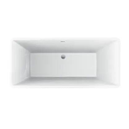 Barclay Siren ATRECN64FIG 64" Acrylic Freestanding Tub with Integral Drain and Overflow Barclay Products