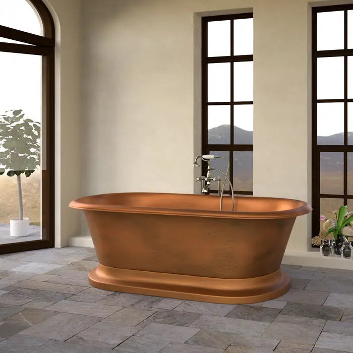 Barclay Somerset 78″ Copper Double Roll Top Freestanding Tub Barclay Products