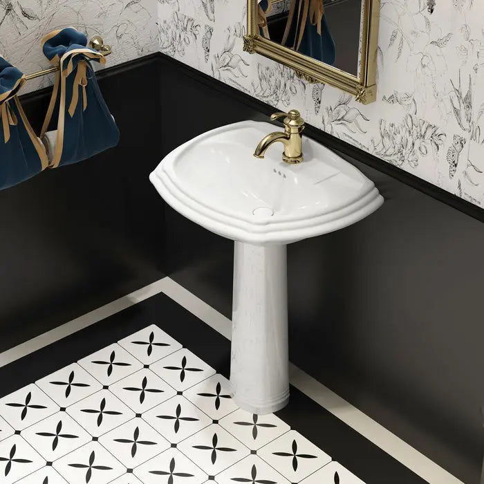 Barclay Soren Pedestal Lavatory Bathroom Sink Barclay Products