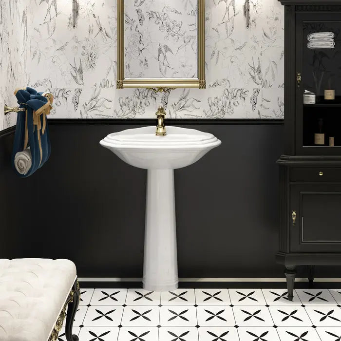 Barclay Soren Pedestal Lavatory Bathroom Sink Barclay Products