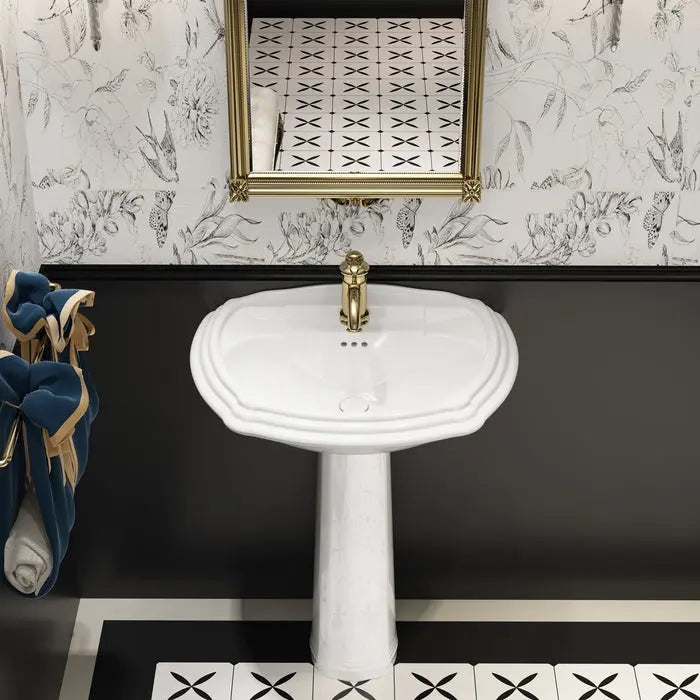 Barclay Soren Pedestal Lavatory Bathroom Sink Barclay Products