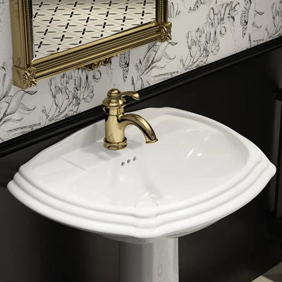 Barclay Soren Pedestal Lavatory Bathroom Sink Barclay Products