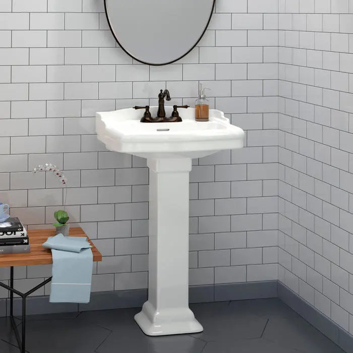 Barclay Stanford 550 Pedestal Lavatory Bathroom Sink Barclay Products