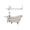 Barclay TKADTS60-BBN4 Fillmore 60" Acrylic Slipper Tub Kit in Bisque " Brushed Nickel Accessories