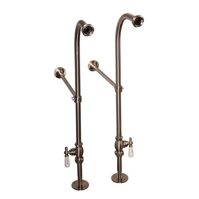Barclay TKADTS60-WBN2 Fillmore 60″ Acrylic Slipper Tub Kit in White – Brushed Nickel Accessories
