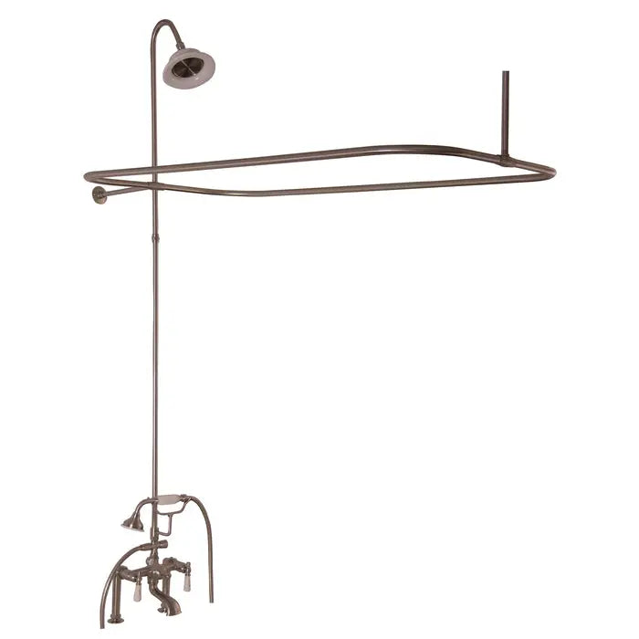 Barclay TKADTS60-WBN3 Fillmore 60″ Acrylic Slipper Tub Kit in White – Brushed Nickel Accessories
