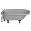 Barclay TKATR60-BCP9 Andover 60″ Acrylic Roll Top Tub Kit in Bisque – Polished Chrome Accessories