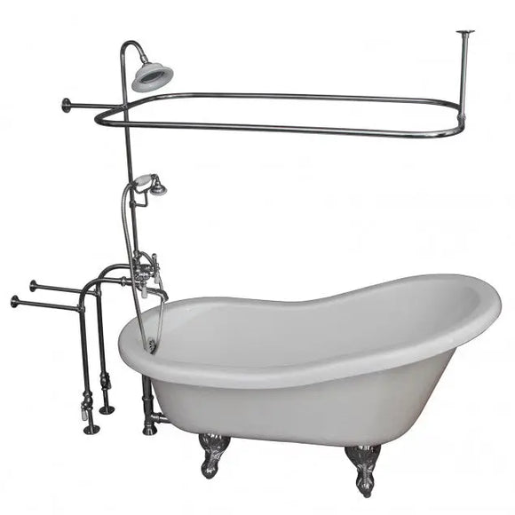 Clawfoot Tub with Faucet