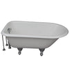 Barclay TKCTRH54-CP8 Antonio 55″ Cast Iron Roll Top Tub Kit – Polished Chrome Accessories