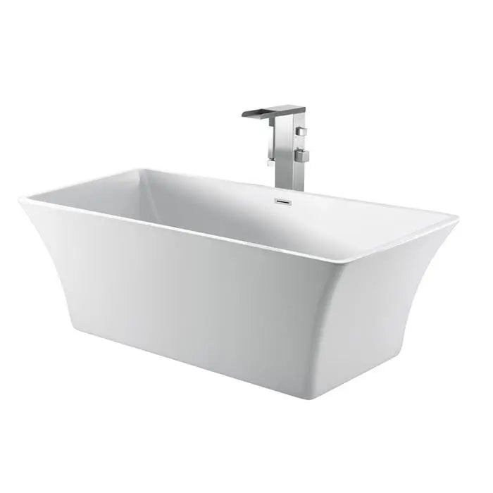 Barclay - Taylor 67" Acrylic Tub with Integral Drain and Overflow - ATCRECN67FIG Barclay Products