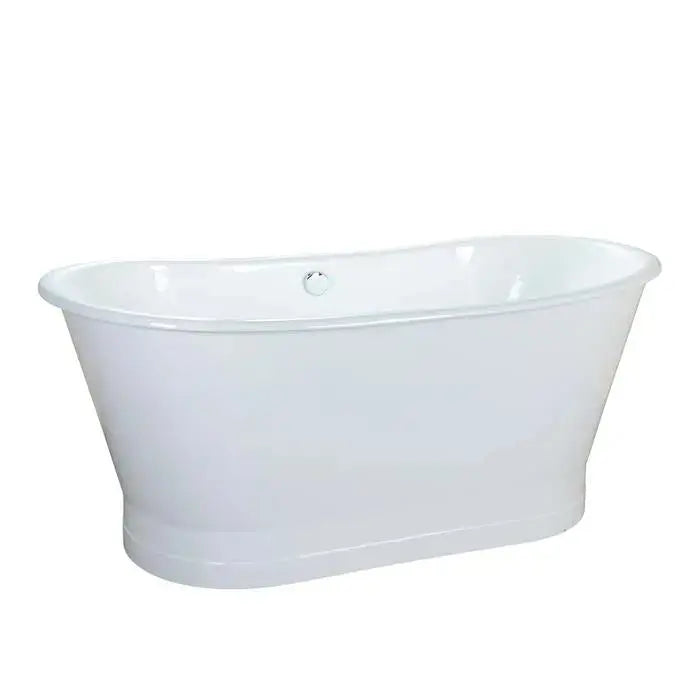 Barclay Wakely 67" Extra Wide Skirted Cast Iron Bateau Tub